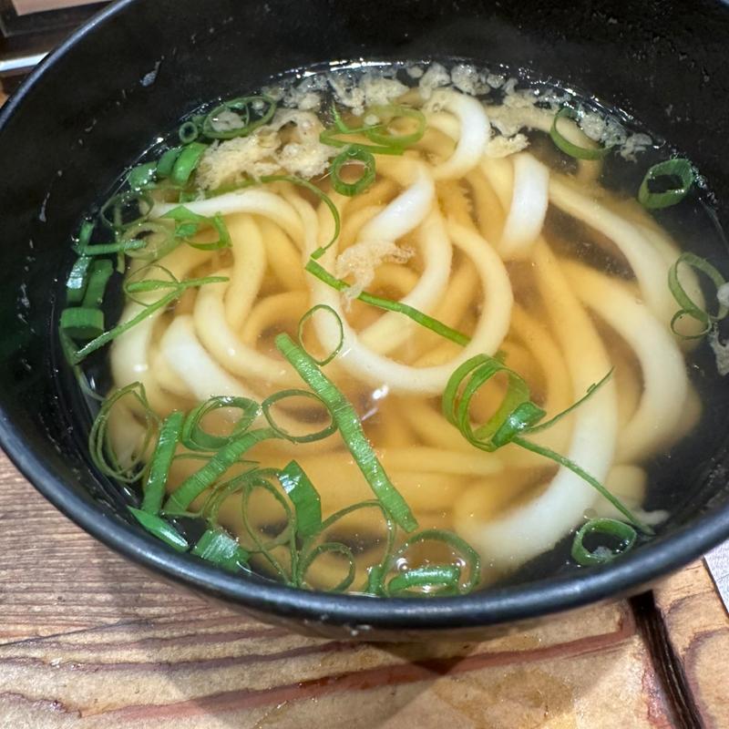 ミニ天丼 うどん(めん処 栄家)