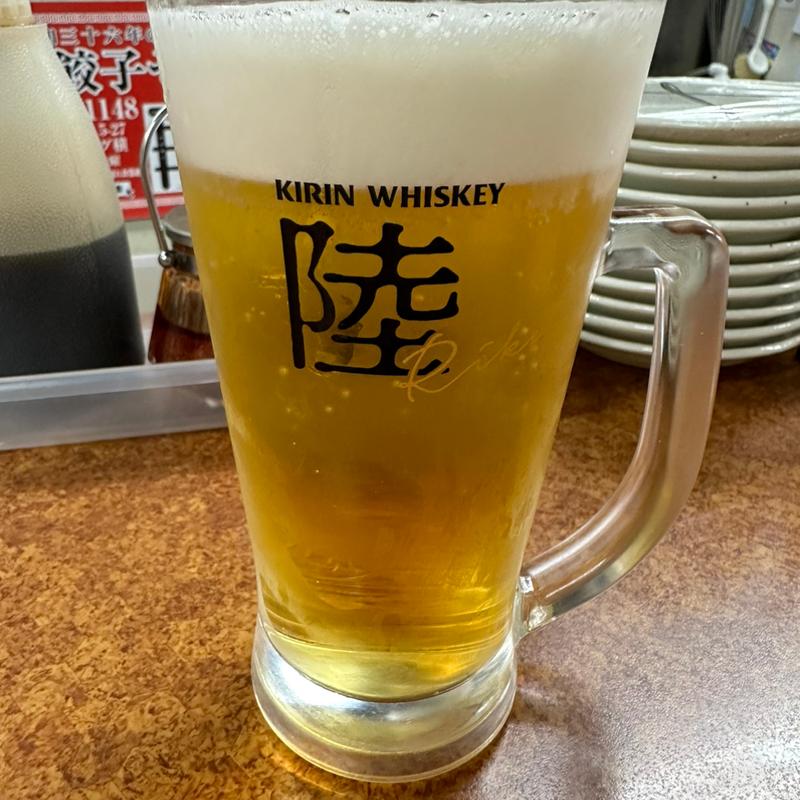 生ビール(流川餃子センター)