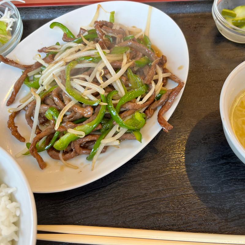 ランチセット　青椒肉絲定食(中華料理 唐韻 （トウイン）)