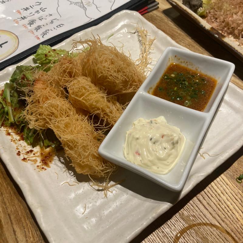 海老のカダイフ巻き揚げ(Toc - Toc トクトク 警固店)