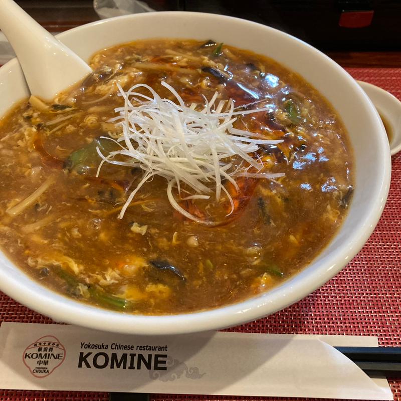酸辣湯麺(横須賀中華KOMINE)