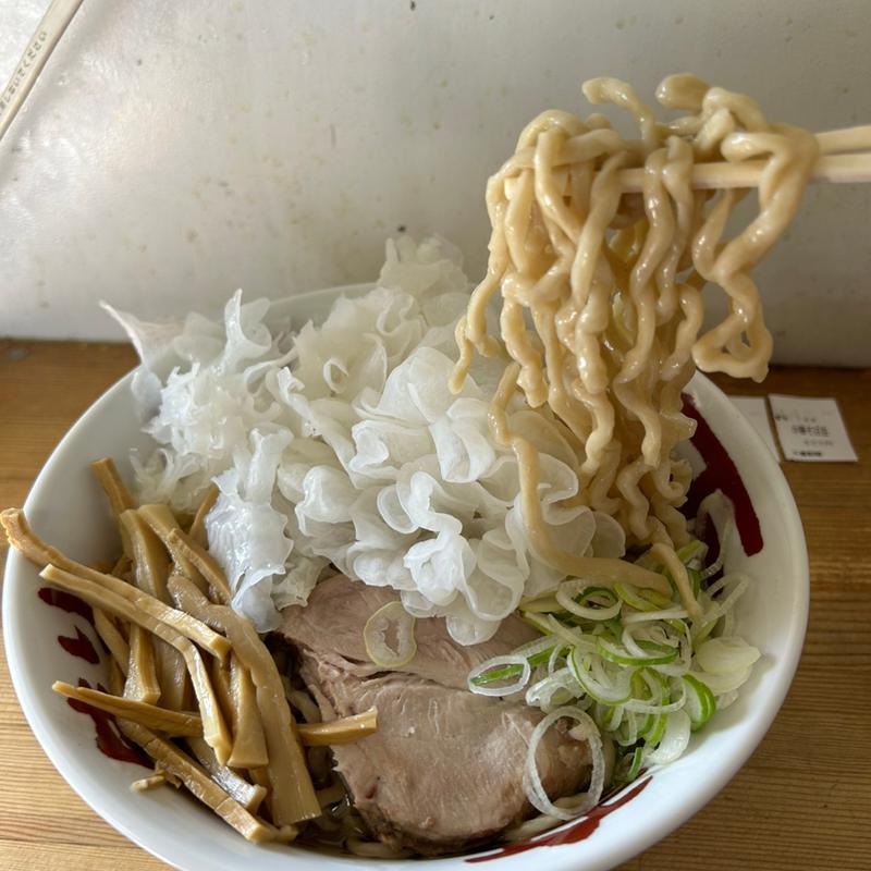 中華そば並　X(天童製麺 (中華そば)ゆりあげ港朝市店)