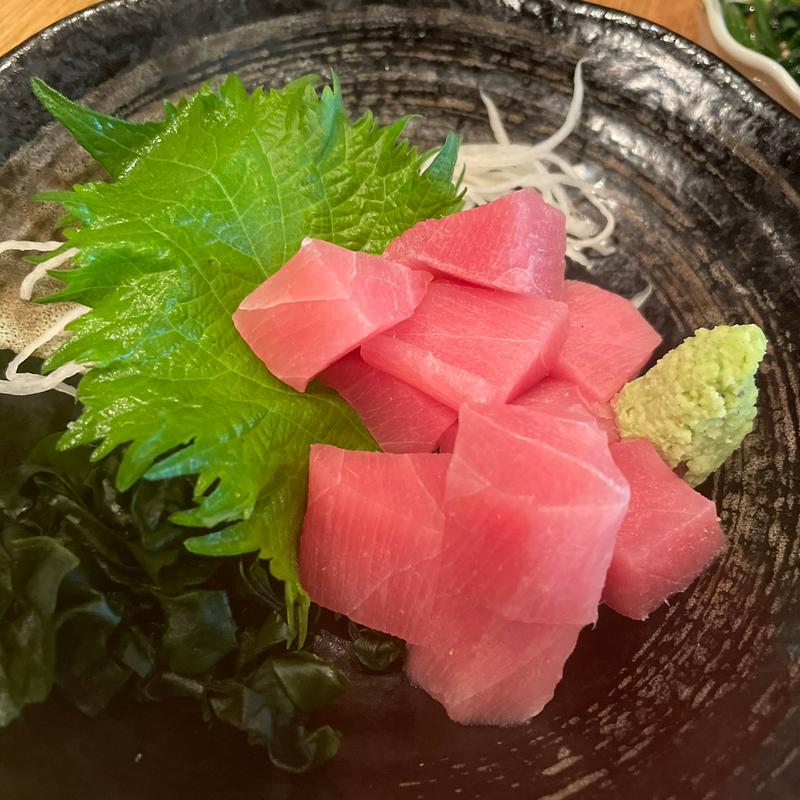 まぐろブツ(黒長兵衛 羽田空港店)