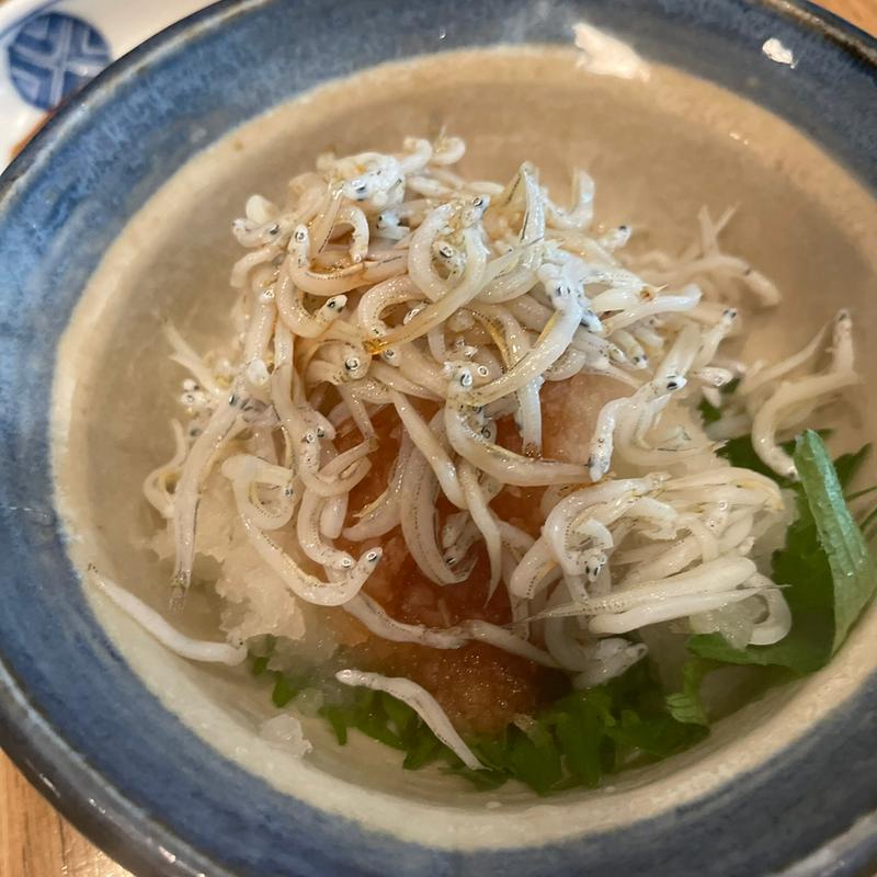 しらすおろし(黒長兵衛 羽田空港店)