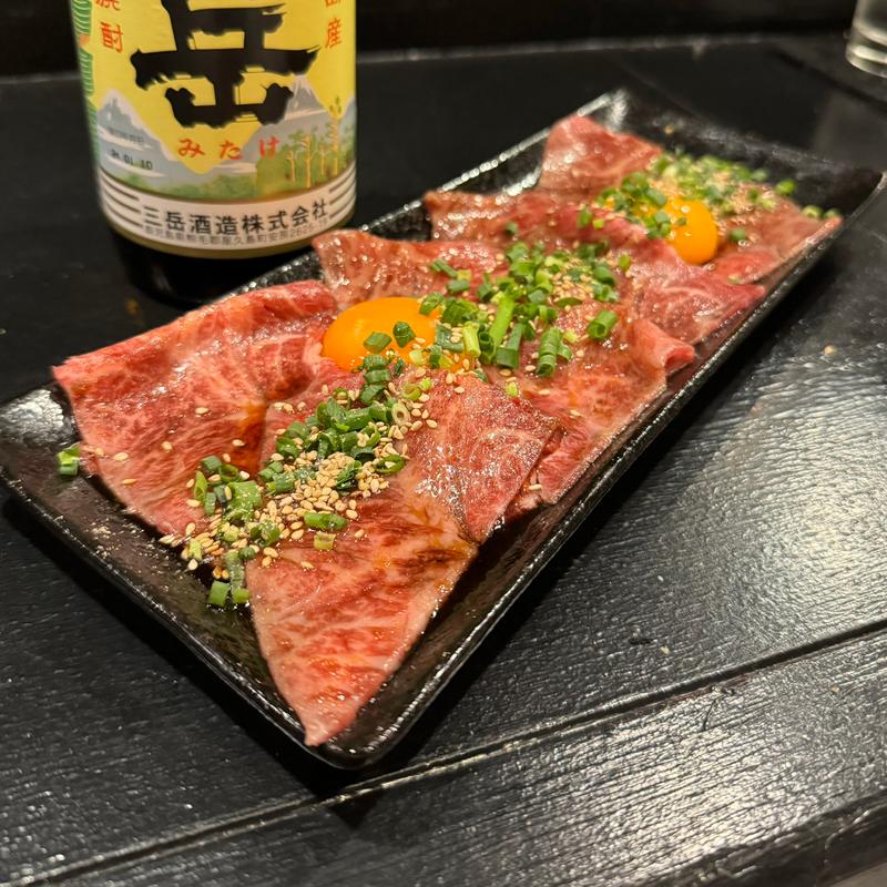 瞬間炙りミスジユッケ(TOMY x 103)