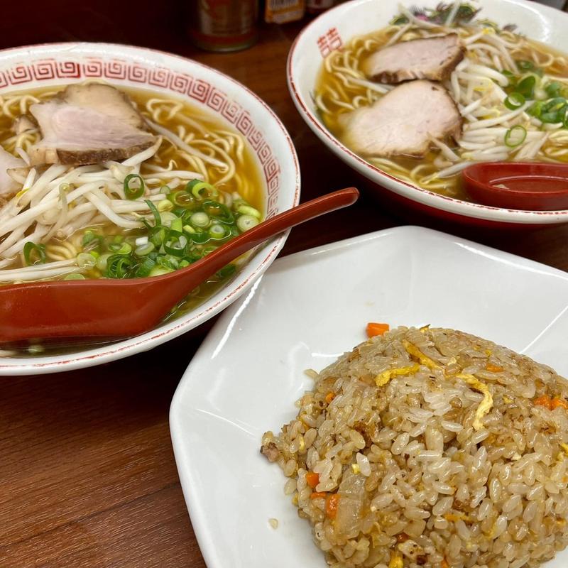 焼き飯 ラーメン(松屋食堂)