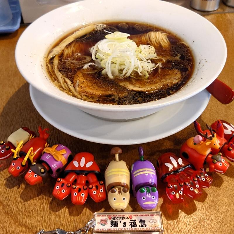 黒そば(麺や笑華)