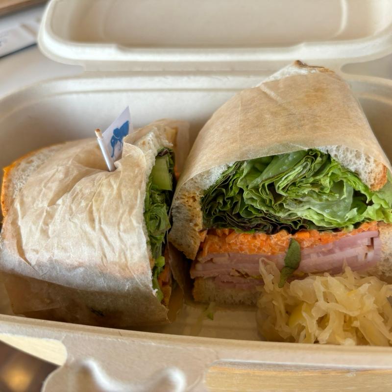 鎌倉ハム3種のサンドイッチ(象の鼻カフェ)