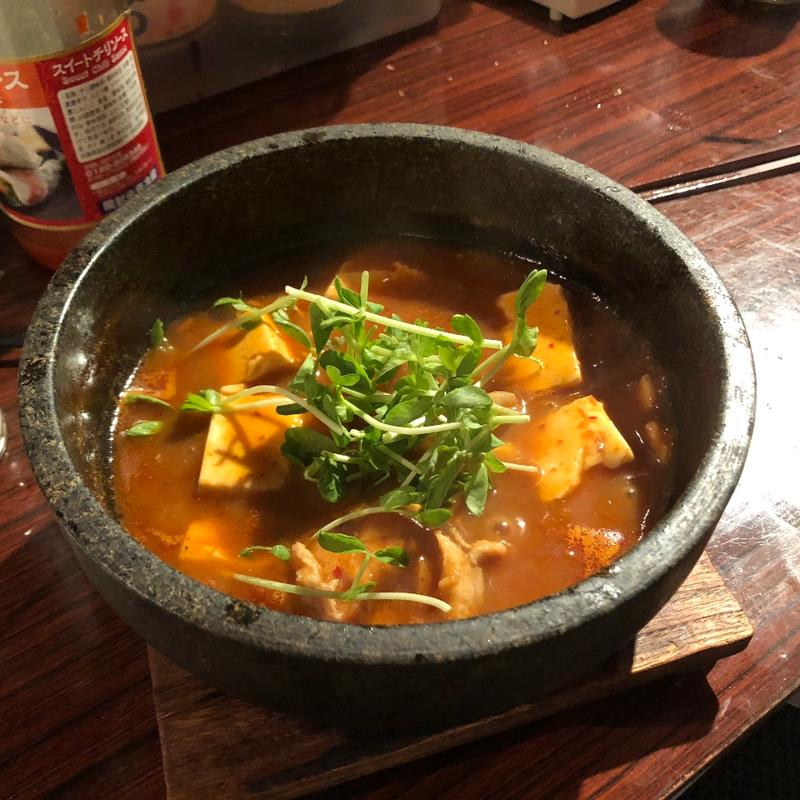 麻婆鶏(串揚げバル NOLA)