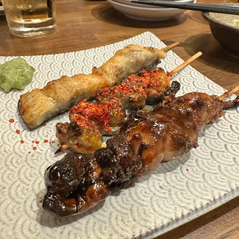 白短冊辛くりから肝セット(浅草横町 いづも)