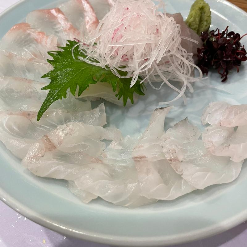 ひらめさしみ　ポン酢(鈴亭 （リンテイ）)