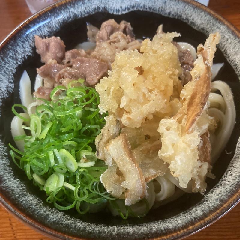 スペシャル冷やしぶっかけうどん(博多さぬきうどん 渡辺通店)
