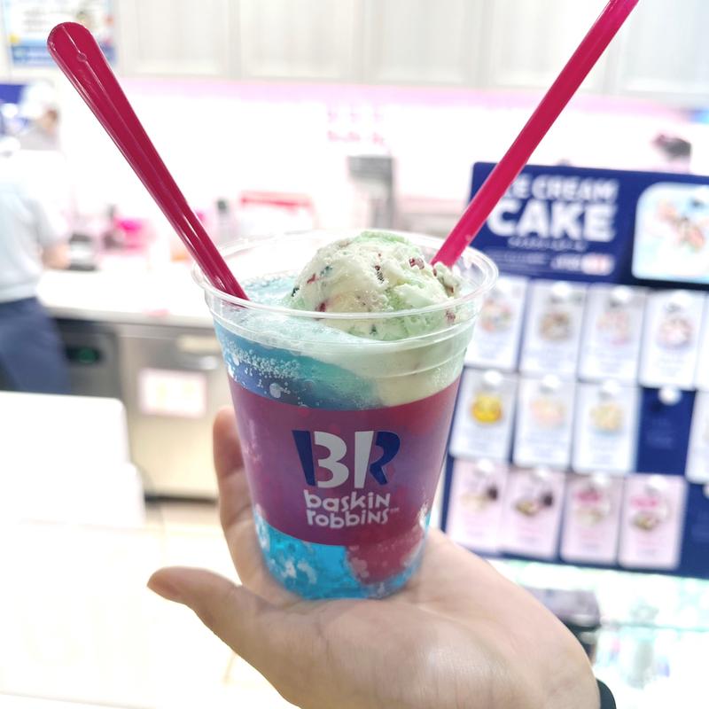 ポッピンブルーソーダ(サーティワンアイスクリーム 松原三宅ロードサイド店)