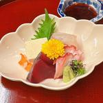 刺身盛り合わせ(出逢ひ茶屋 おせん （であひちゃや おせん）)