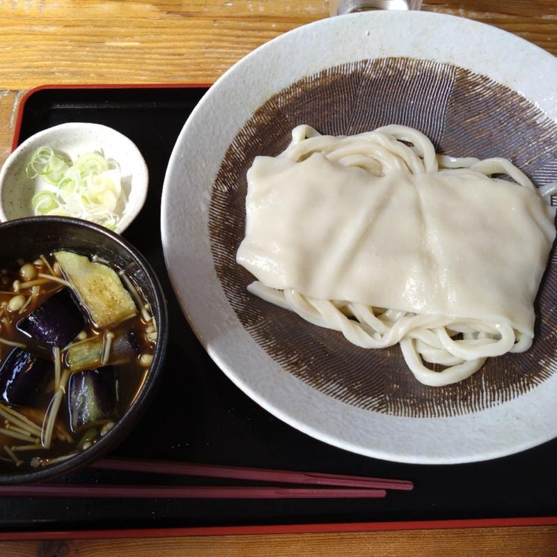 肉なす汁うどん並(武蔵野うどん のうぼ)
