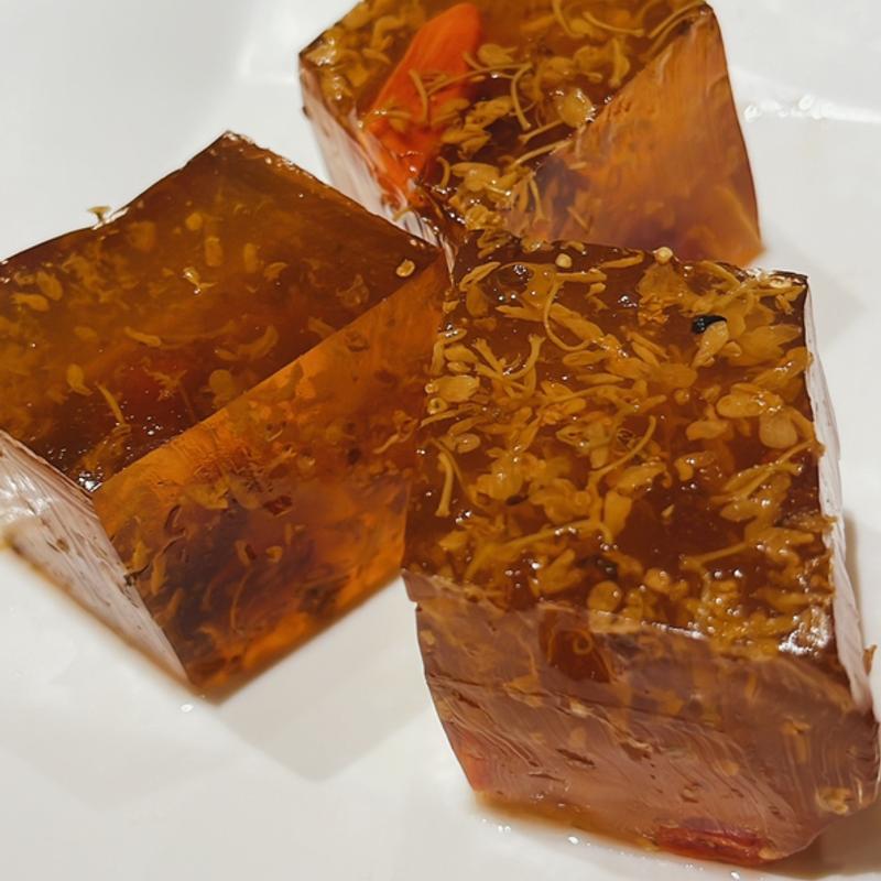 キンモクセイとクコの実ゼリー(添好運 日比谷店)