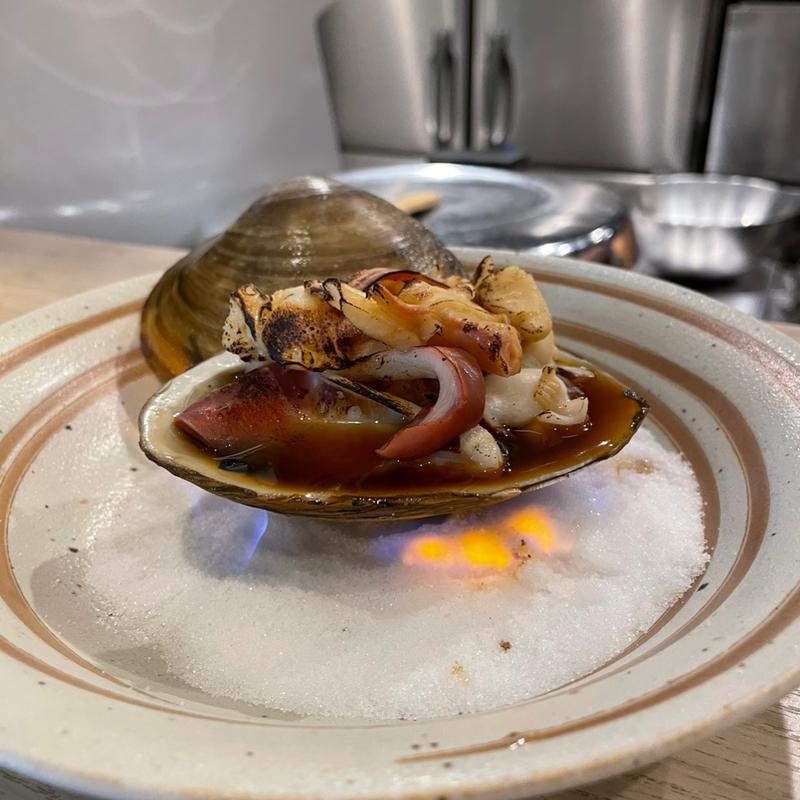 ホッキ貝焼き(呑喰屋 おもて)