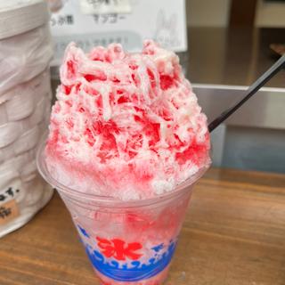 かき氷(練乳トッピング)(弥彦おみやげ処 西澤商店)
