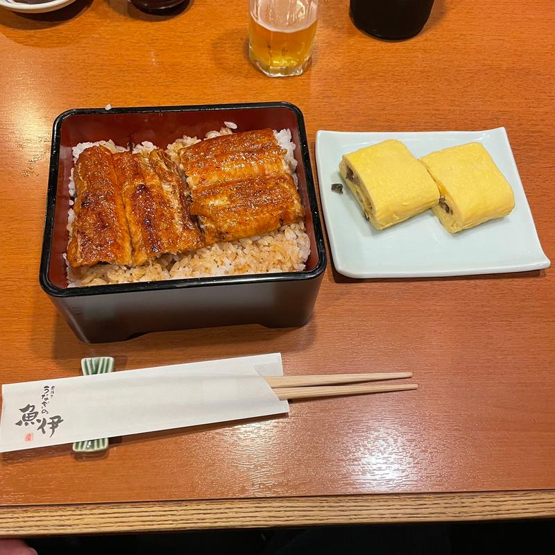 上うまきセット(炭焼き うなぎの魚伊 天五店)