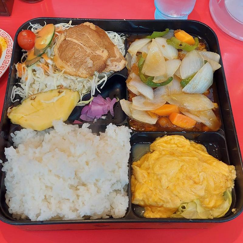 中華定食 ご飯大盛り(中華料理 珍龍)