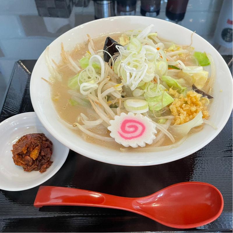 濃厚タンメン（カレー玉）(湯菜坊)