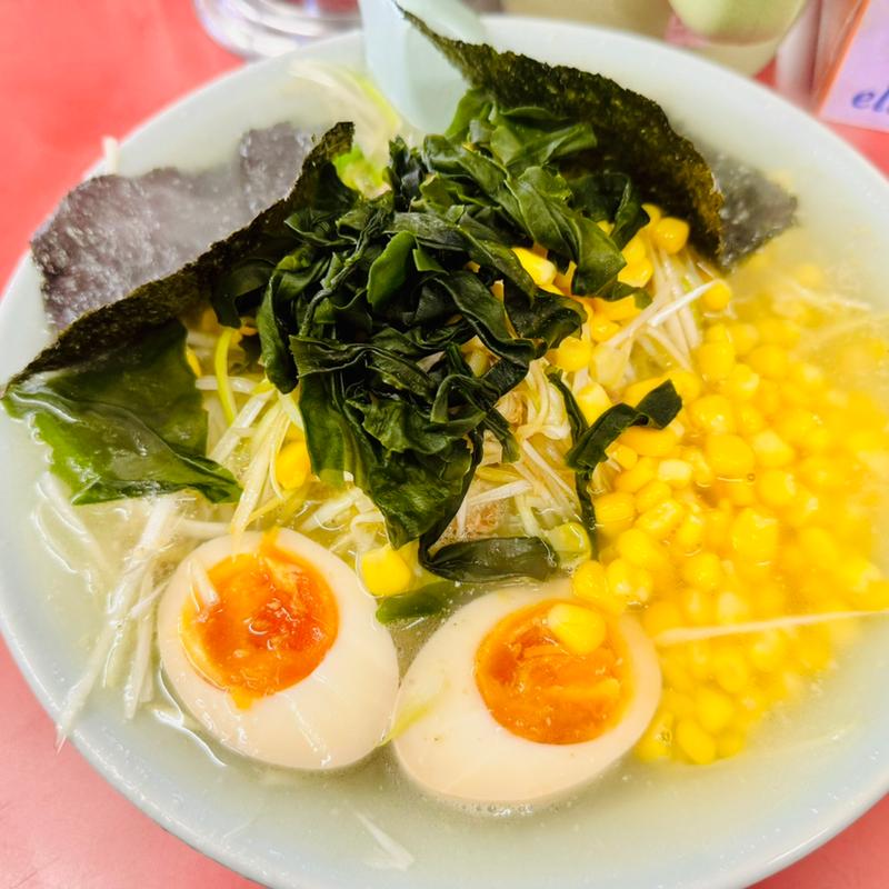塩ネギラーメン＋コーン＋味玉(ラーメンショップ 羽生インター店)