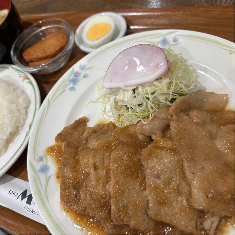生姜焼き定食(タカマツ)