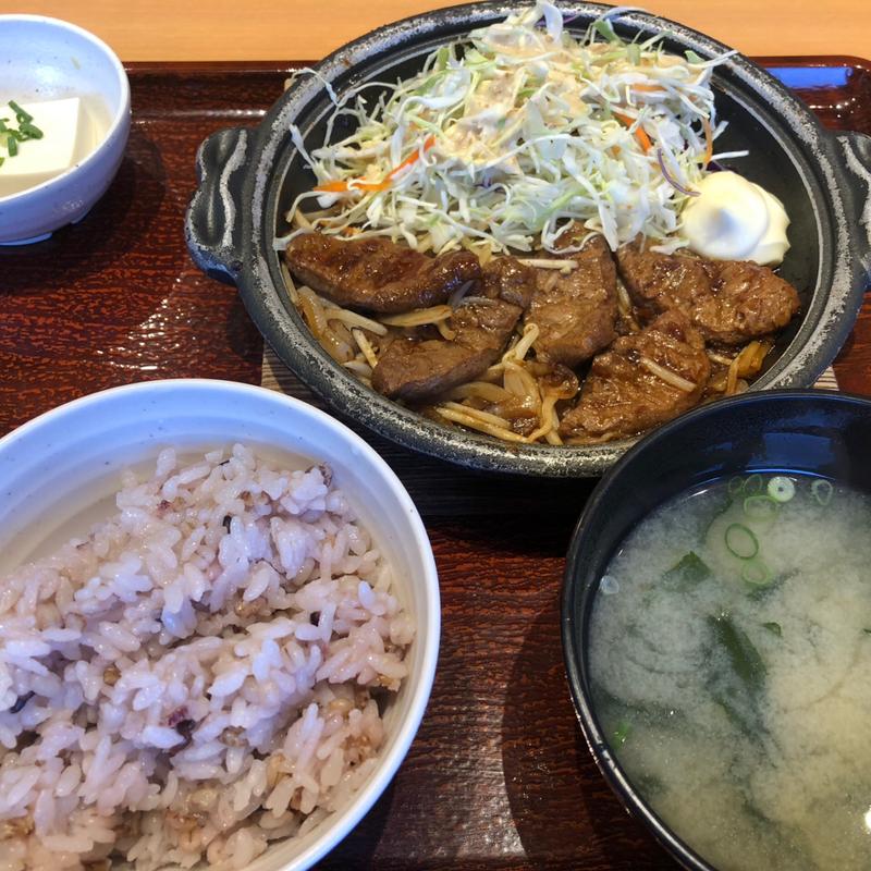 大豆ミートのしょうが焼き定食(やよい軒 佐倉寺崎店)