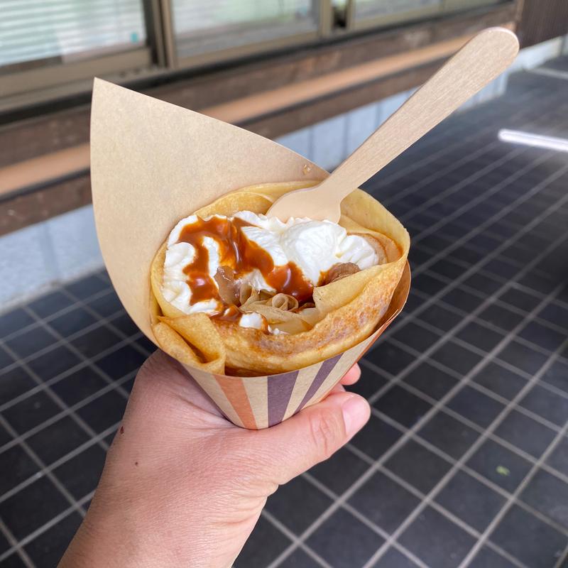 りんご塩キャラメルクレープ(カフェ・ド・カンパーニュ )