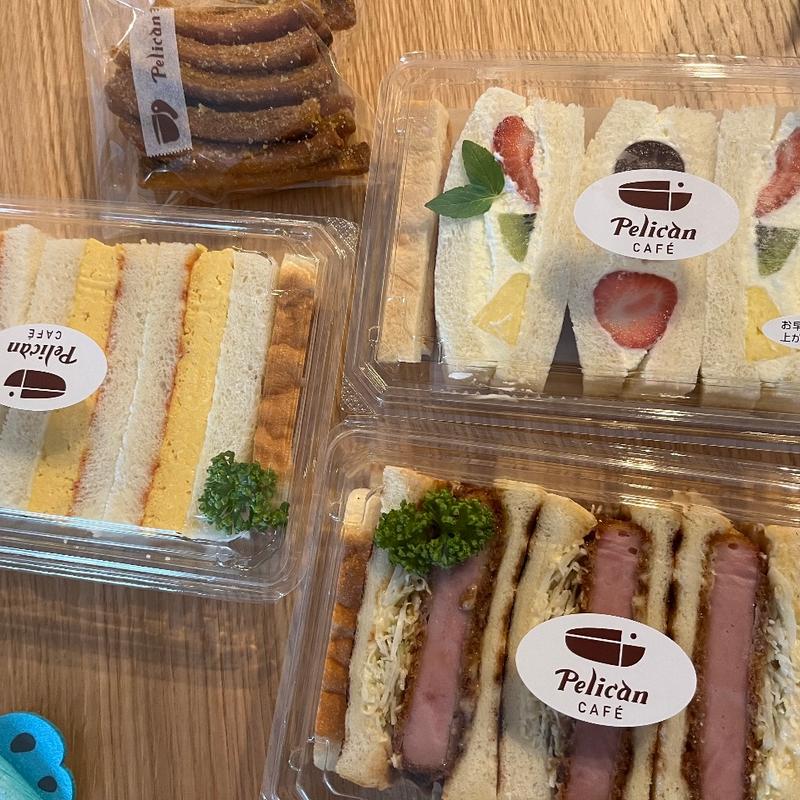 フルーツサンド(ペリカンカフェ)