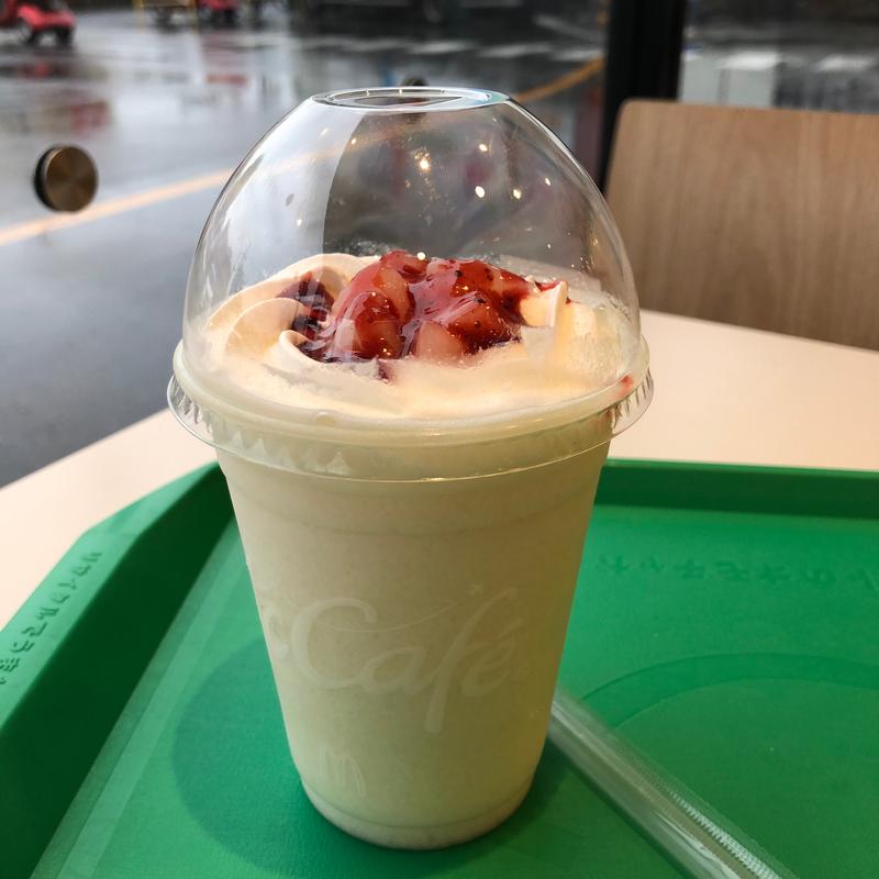 もものヨーグルトフラッペ(マクドナルド 尾竹橋通り栗原店)