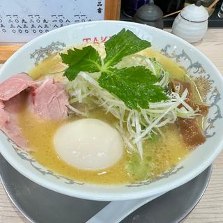 だし味玉塩こってり手もみ麺変更