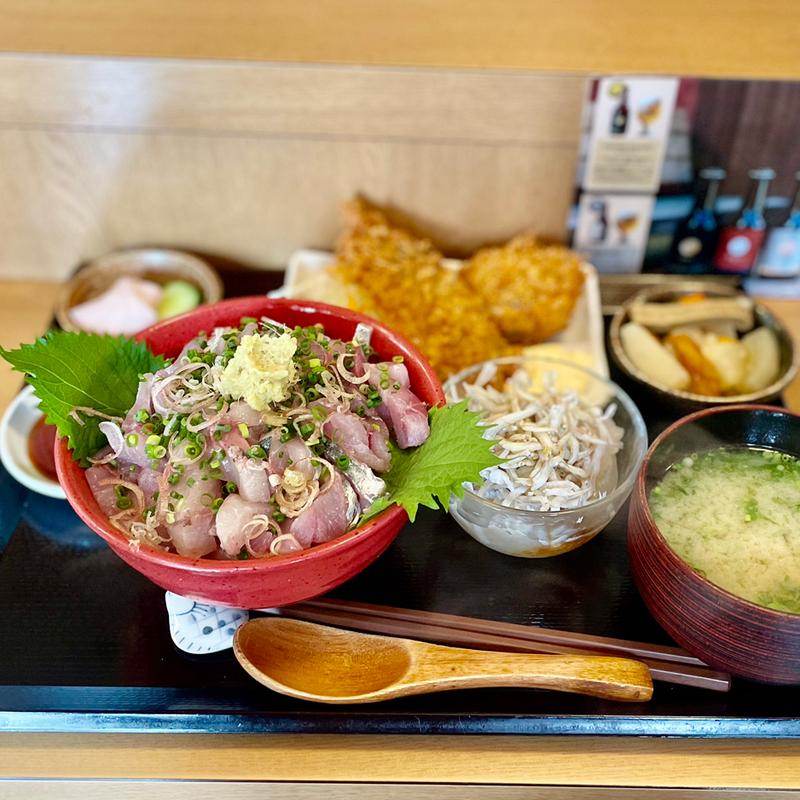 鯵好きの為の鯵セット(めし家 やまや)