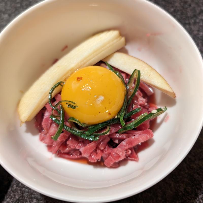 あばしり和牛ユッケ(網走ビール館 )