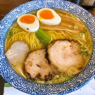 塩ラーメン+限定味玉(らぁめん　とん平)