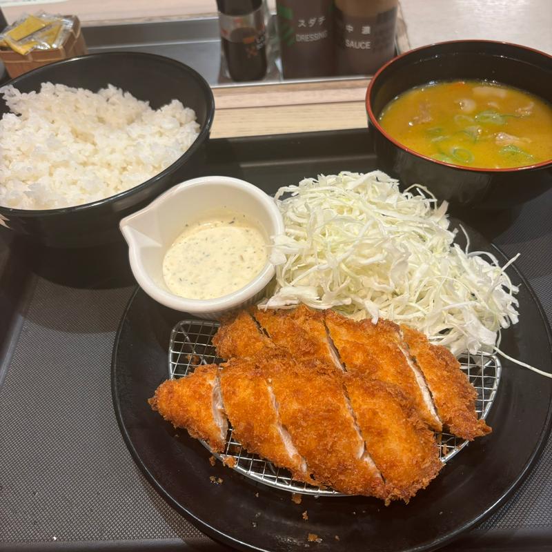 ささみかつ定食(松のや 中野坂上店)
