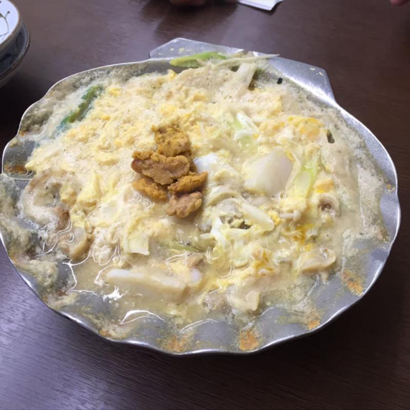 ほたて貝焼きみそ(お食事処おさない)