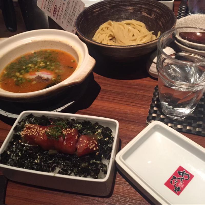 飯麺セット(元祖博多めんたい重)