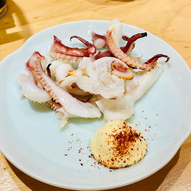 げそ炙り(天然本まぐろ ありそ鮨し グランスタ東京店)