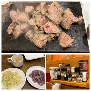 お箸deステーキ(200g)(やっぱりステーキ アクロスモール春日店)