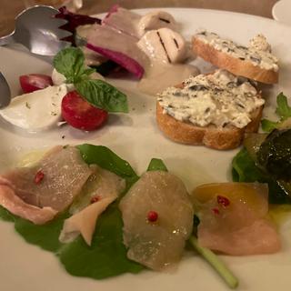 前菜の盛り合せ(イ・ロッタ)