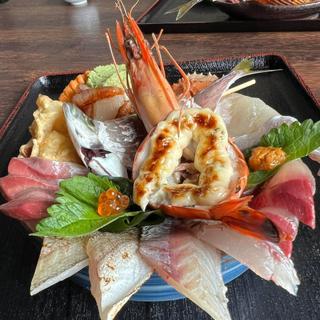 海鮮丼(塩湯)