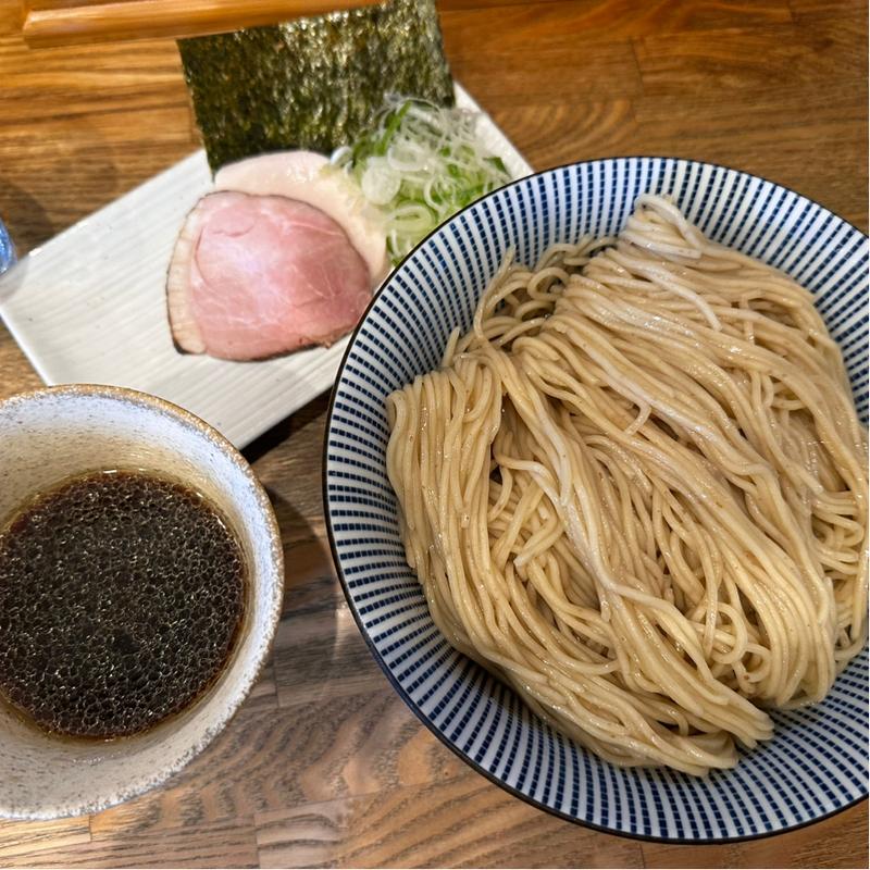 冷やし煮干し和風昆布水つけめん(自家製麺 純)