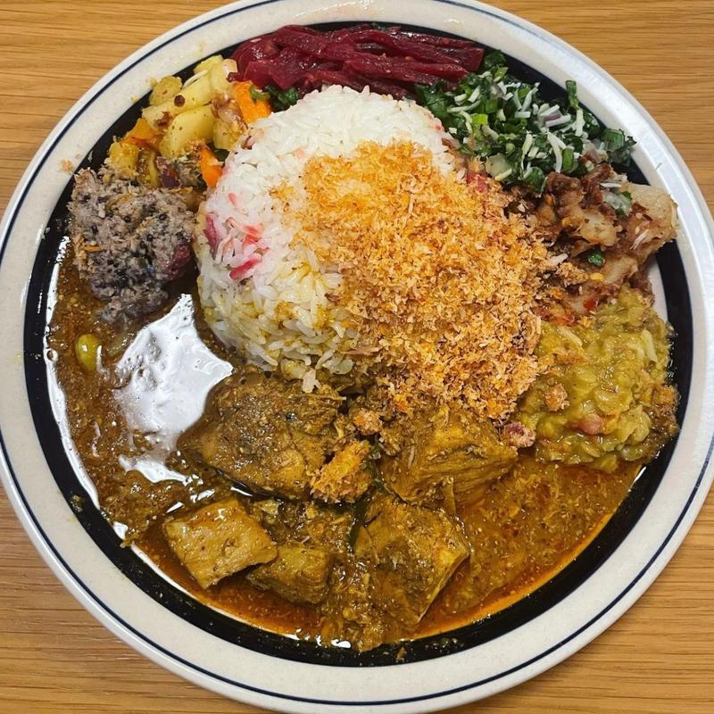 あいがけ(修行カレー)