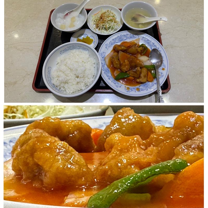 酢豚 (古老肉) 定食(康珍楼)