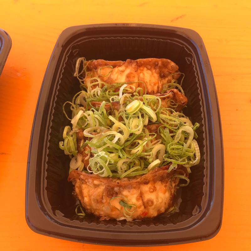 信州味噌タレねぎ餃子(太陽の広場)