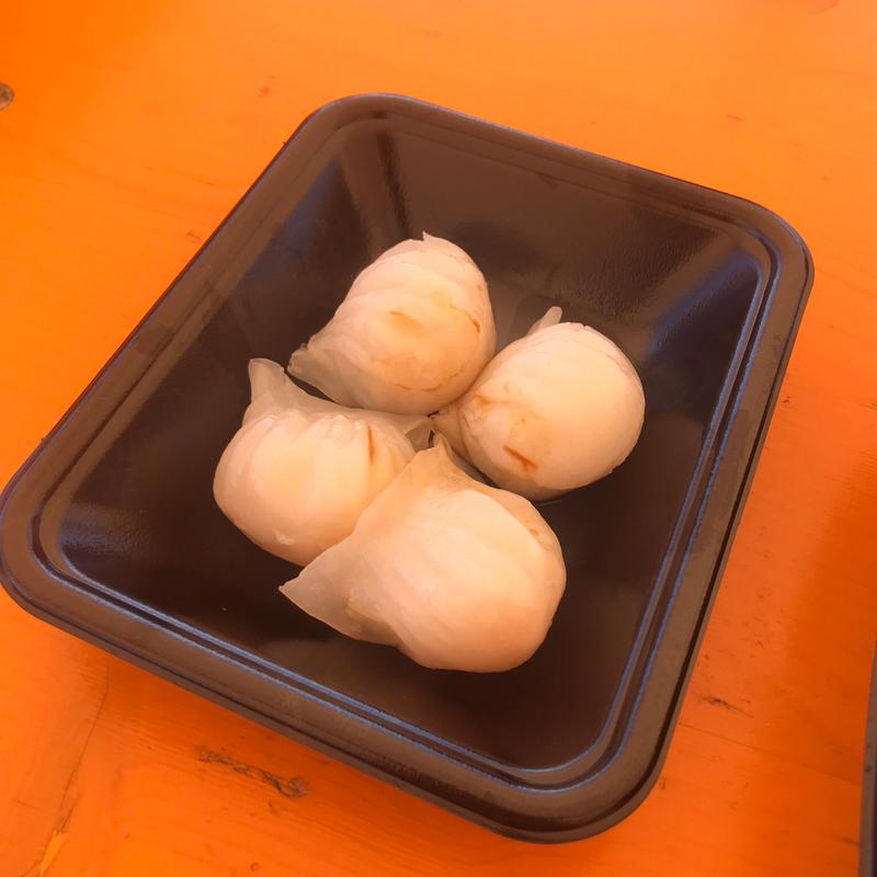 プリプリ海老蒸し餃子(太陽の広場)