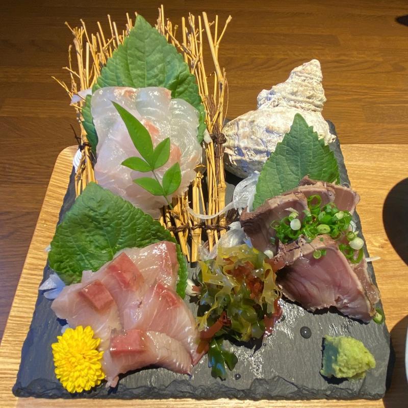 日替わり鮮魚刺し定食(会津ブランド馬刺し専門店 さくらの町屋 別邸 青山)