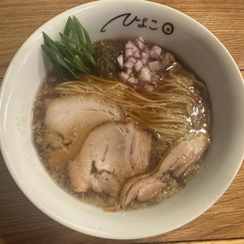 中華そば(背脂トッピング)(中華そば ひよこ)