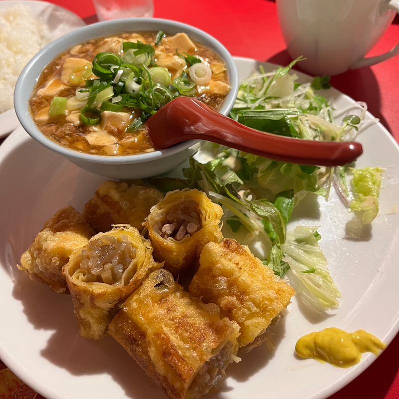 春巻定食(南海飯店 本店)